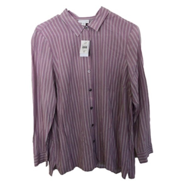 𝅺nwt J. Jill Womens Button Down Long Sleeve Top - Picture 1 of 7